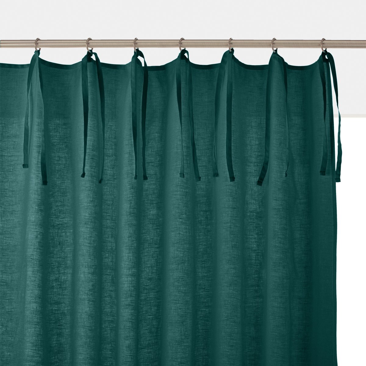 

Штора La Redoute, Зеленый, Из льна и вискозы с завязками ODORIE 250 x 135 см зеленый