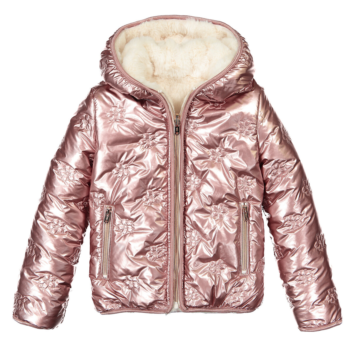

Куртка La Redoute, Розовый, Стеганая двухсторонняя 4-14 лет 12 лет -150 см розовый