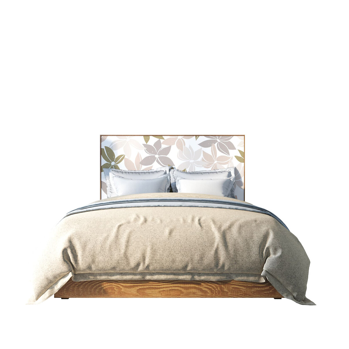 Кровать Berber 160 на 200 160 x 200 см каштановый