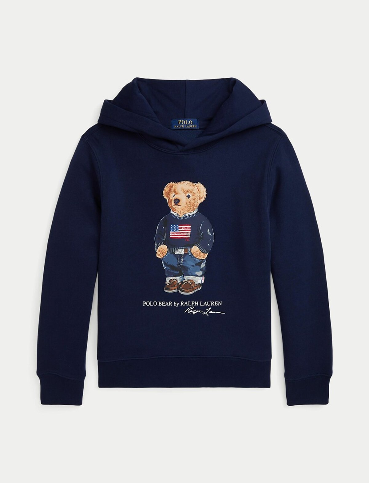 Свитшот с капюшоном Polo Bear  XL синий