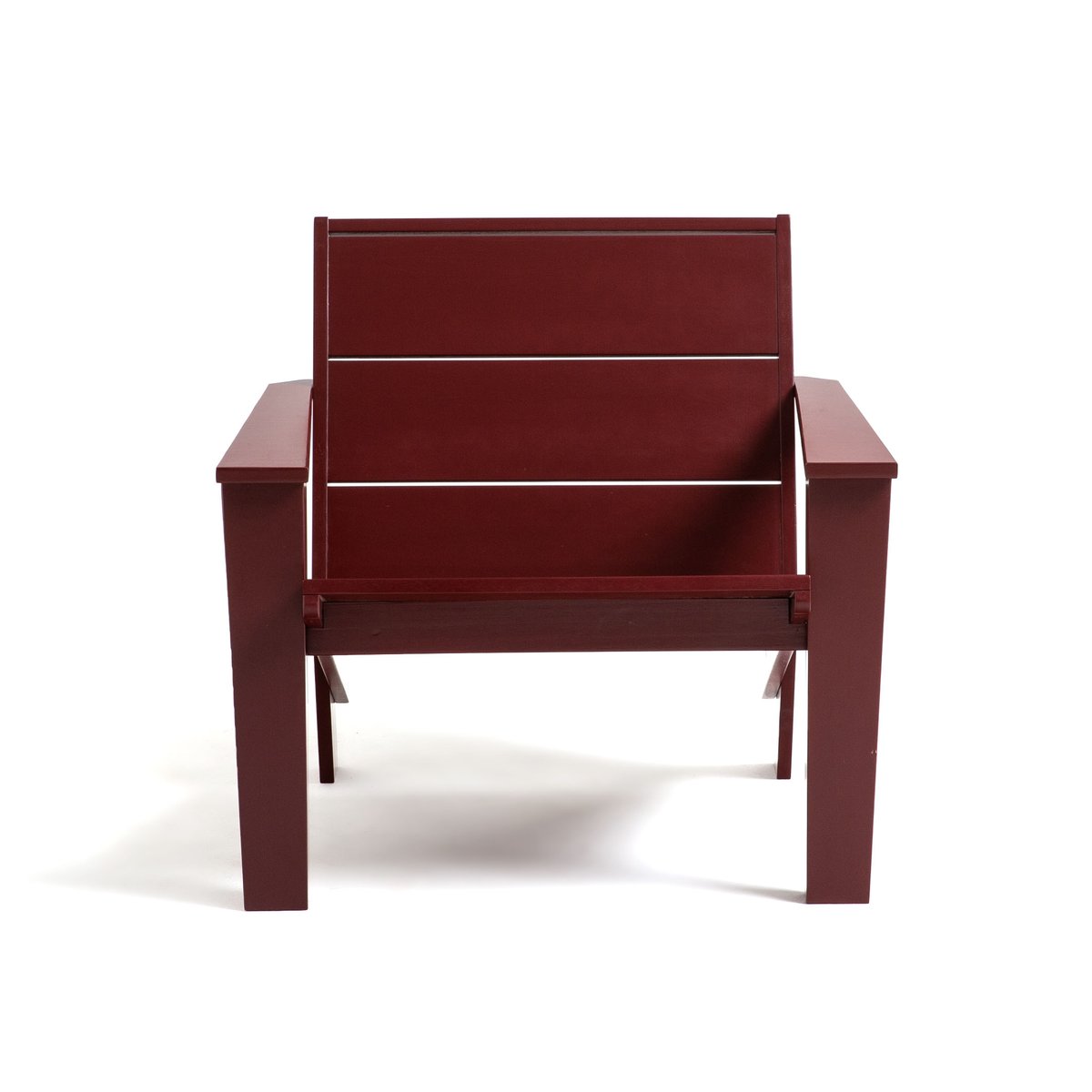 Кресло La Redoute В стиле адирондак из акации с масляным покрытием  Rphir единый размер красный - фото 2