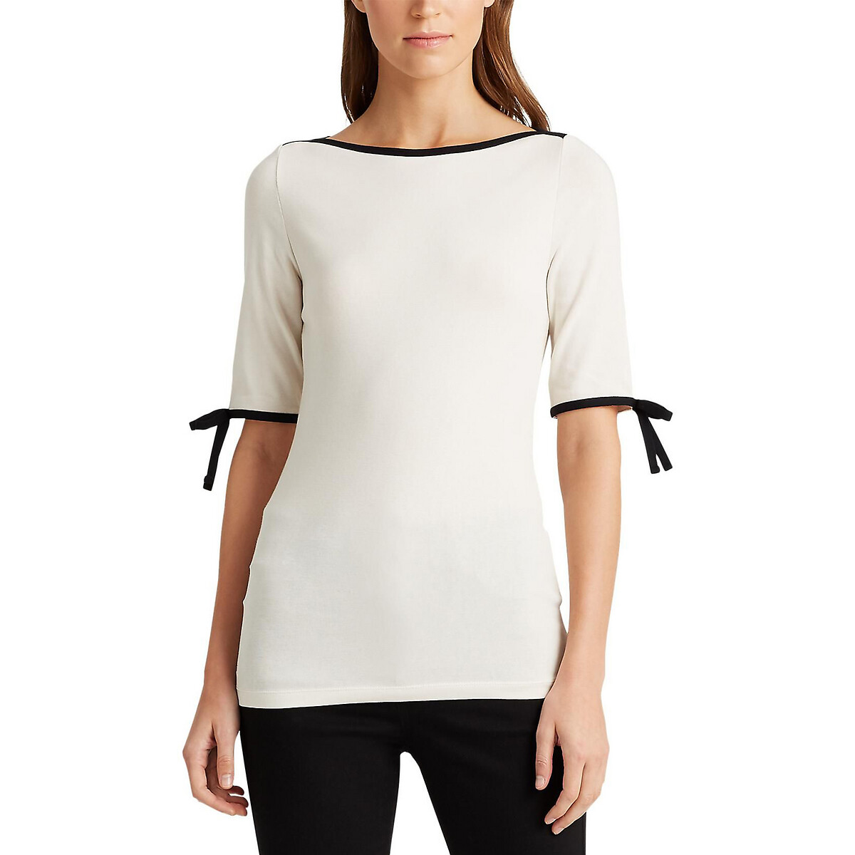 

Футболка La Redoute, Бежевый, С круглым вырезом и короткими рукавами XL бежевый