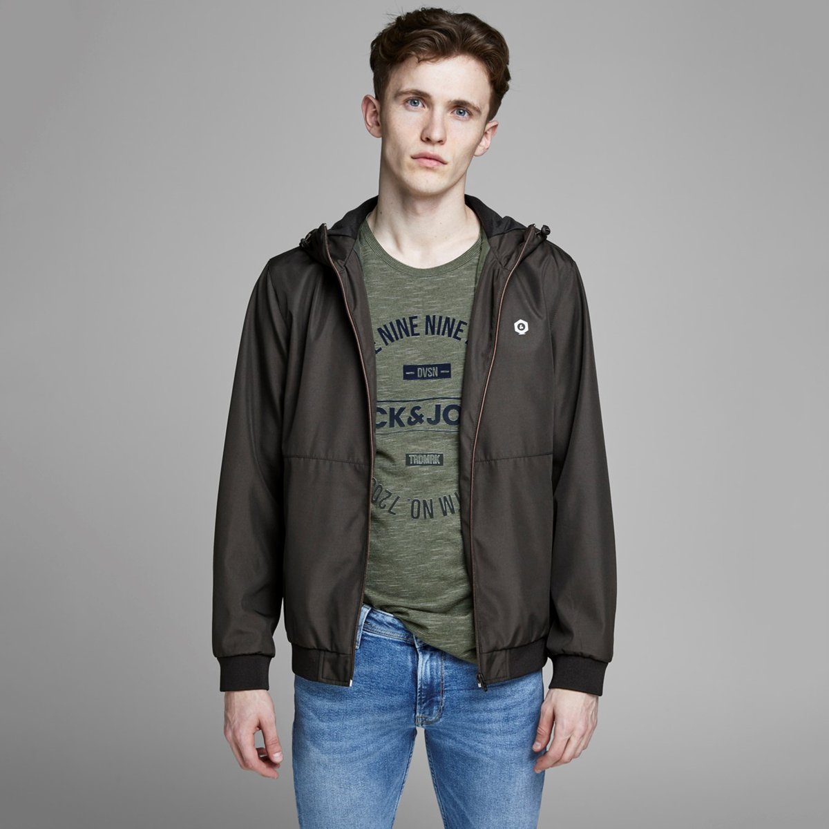 

Куртка JACK & JONES, Черный, Куртка На молнии с капюшоном Jcoalu Vibes S черный