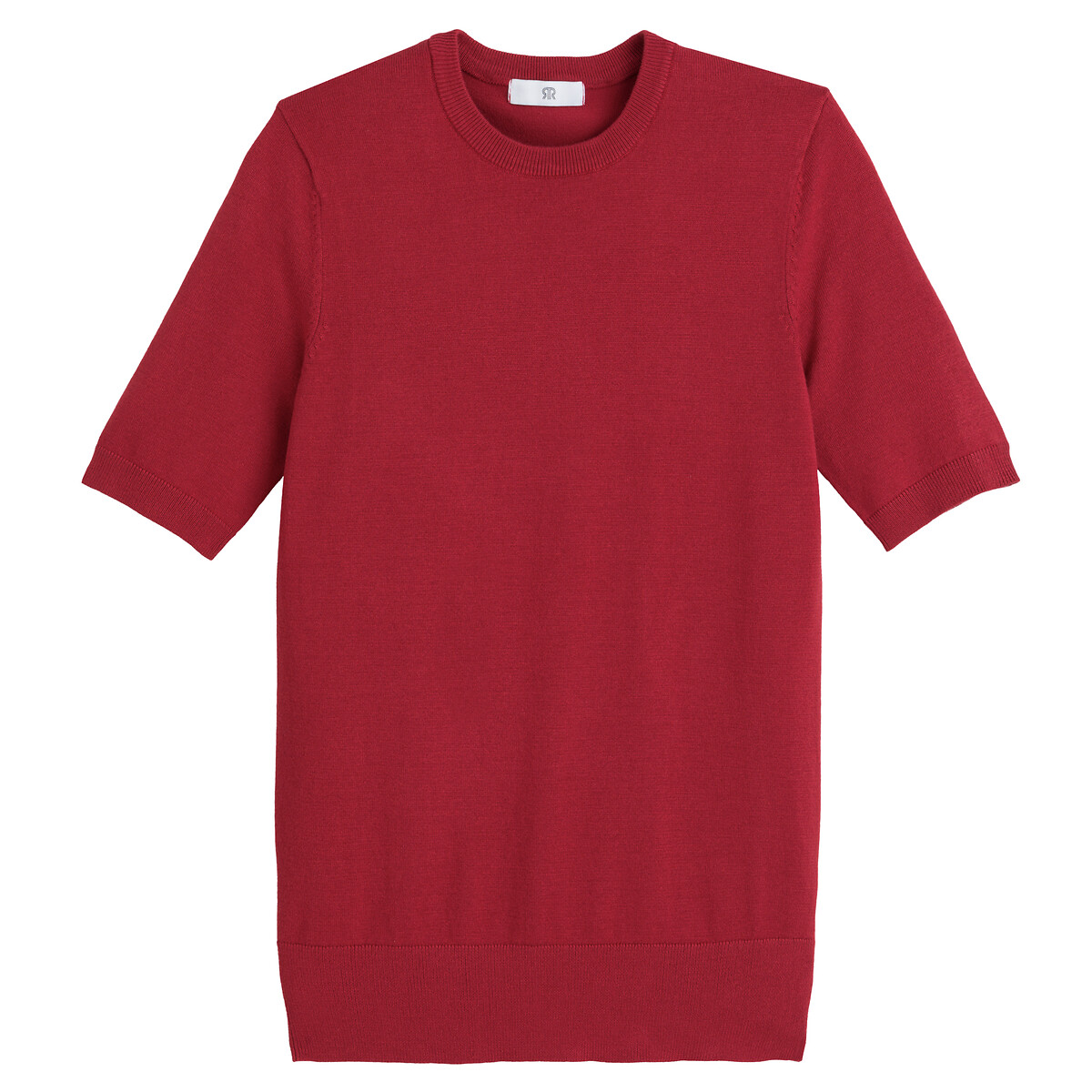 Пуловер LA REDOUTE COLLECTIONS С короткими рукавами базовая модель M красный, размер M - фото 5