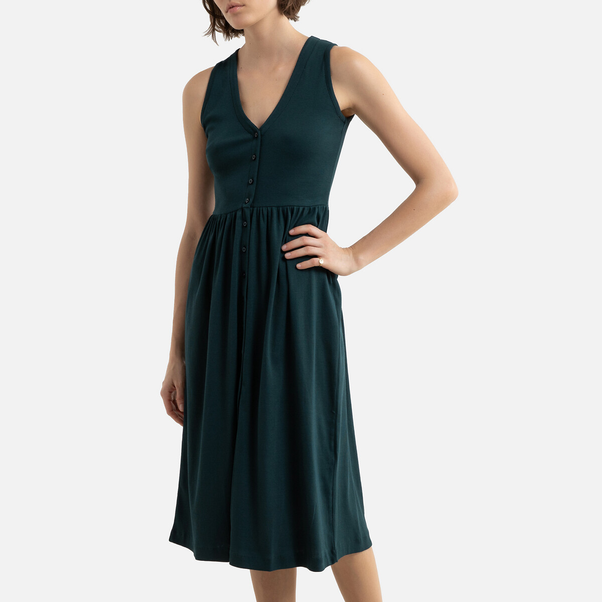 Платье SESSUN Без рукавов KEEL S зеленый, размер S - фото 1