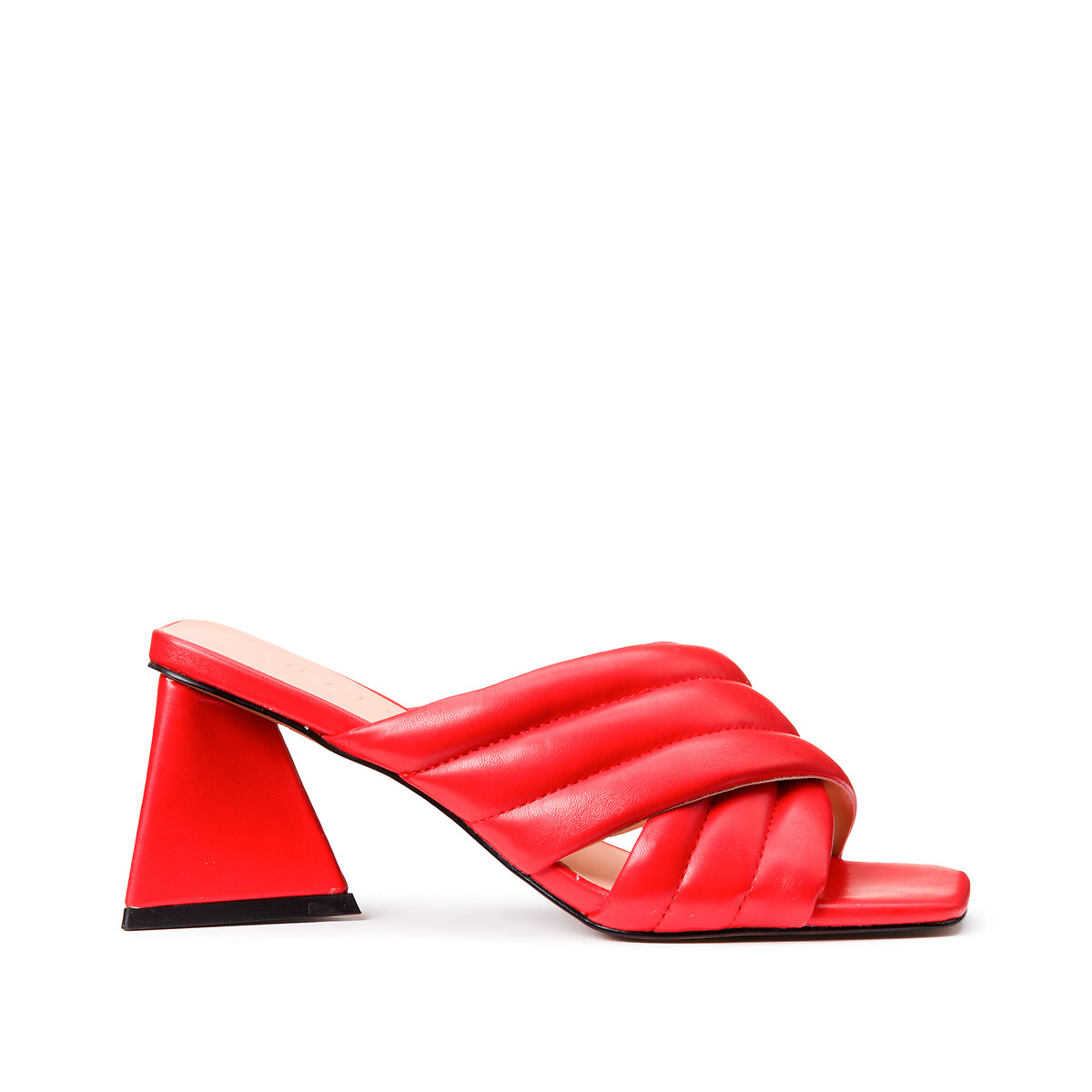 Туфли Без задника на каблуках Julise 36 красный LaRedoute, размер 36 - фото 1