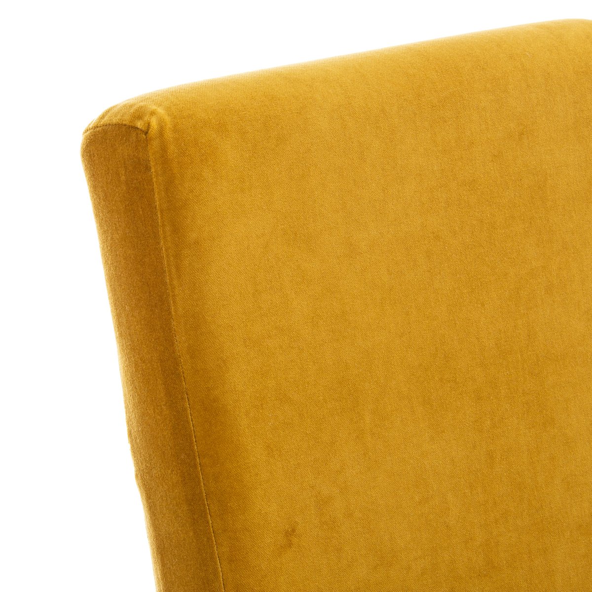 Чехол La Redoute На стул из велюра DOMME единый размер желтый - фото 3