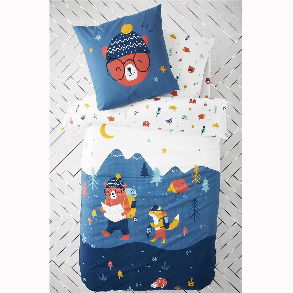 Housse de couette en coton biologique, Camper