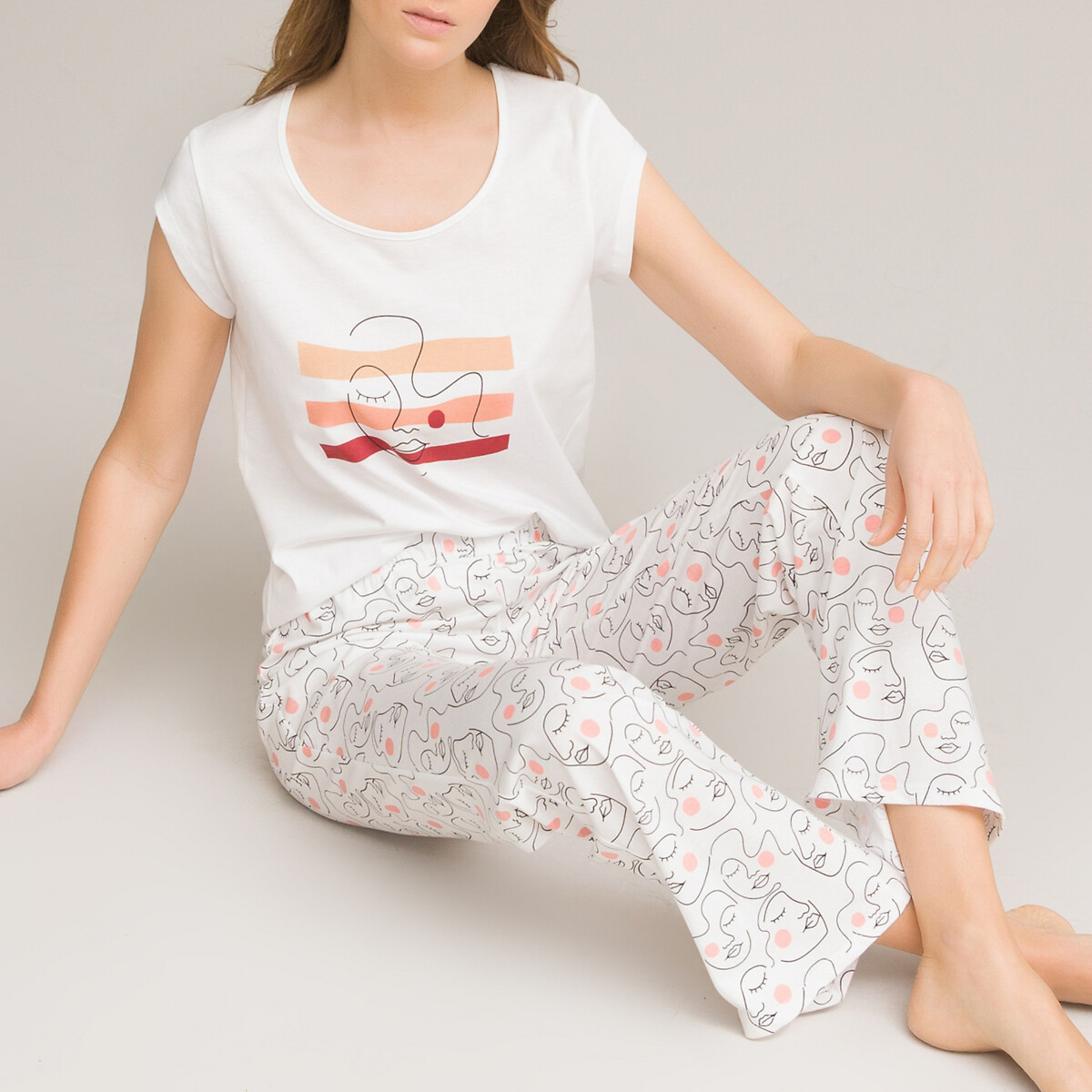 

Пижама LA REDOUTE COLLECTIONS, Другие, Пижама С рисунком 54/56 (FR) - 60/62 (RUS) другие