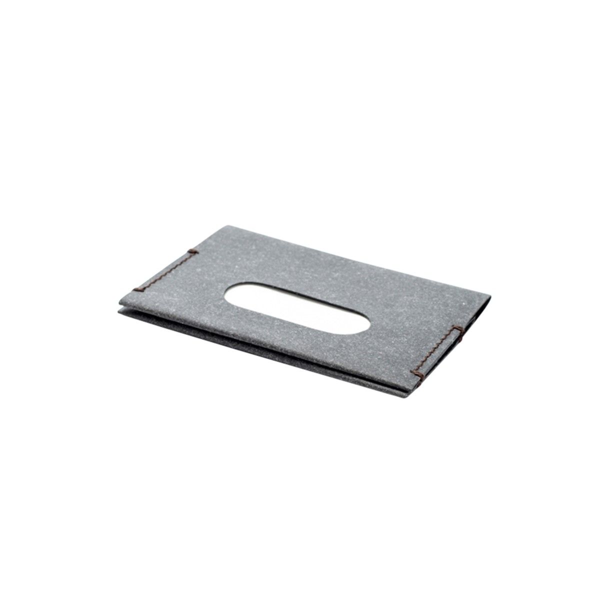 Porte carte en cuir recyclé