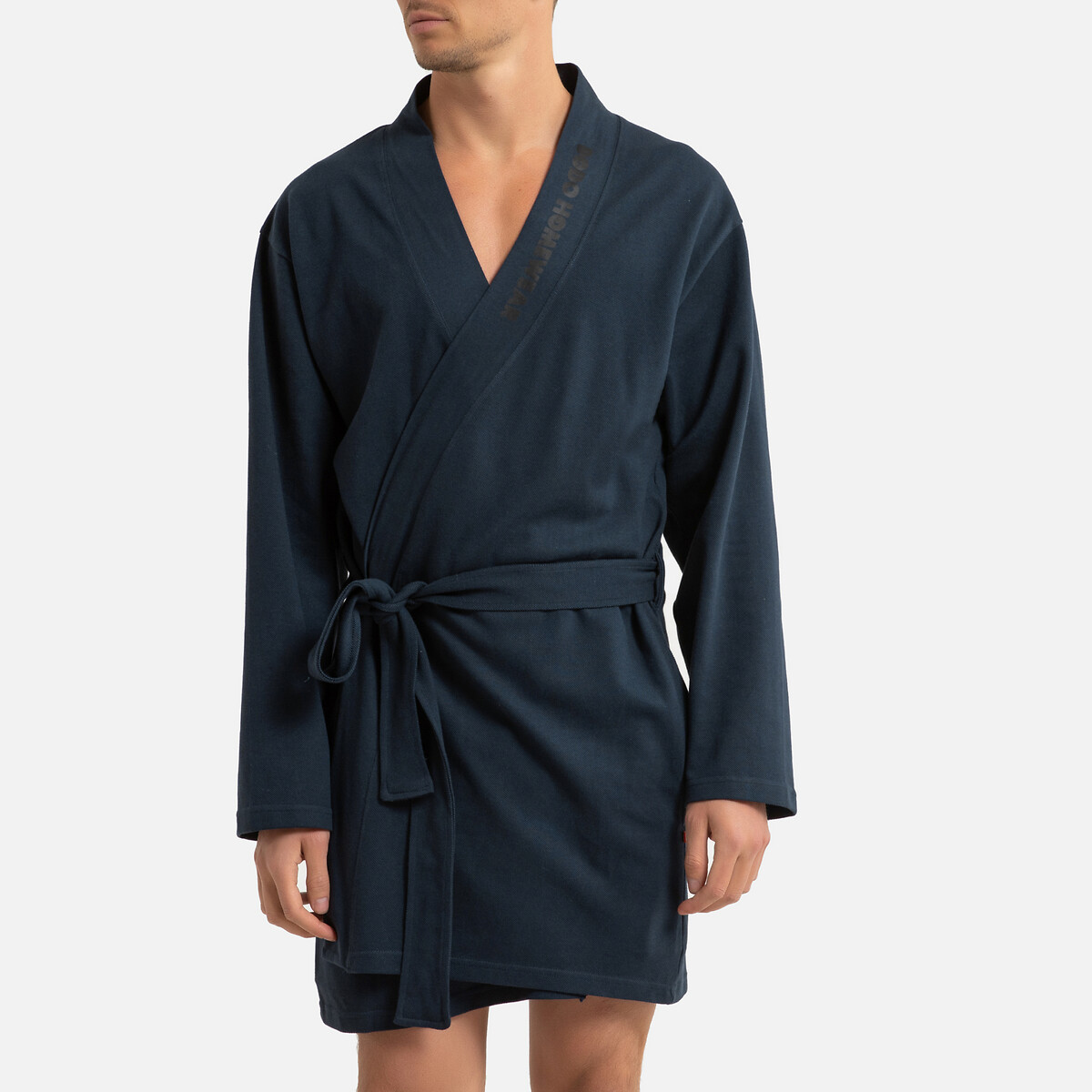 

Халат LaRedoute, Черный, Из ткани пике L черный