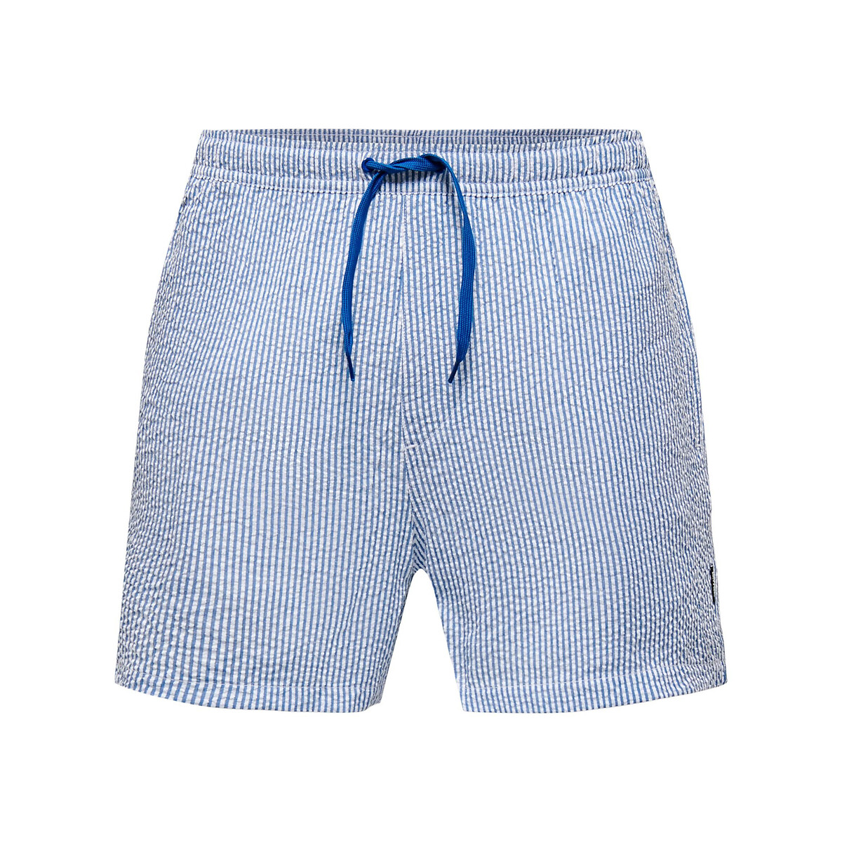 Шорты Пляжные в полоску из легкой полосатой ткани Ted XL синий LaRedoute, размер XL - фото 1
