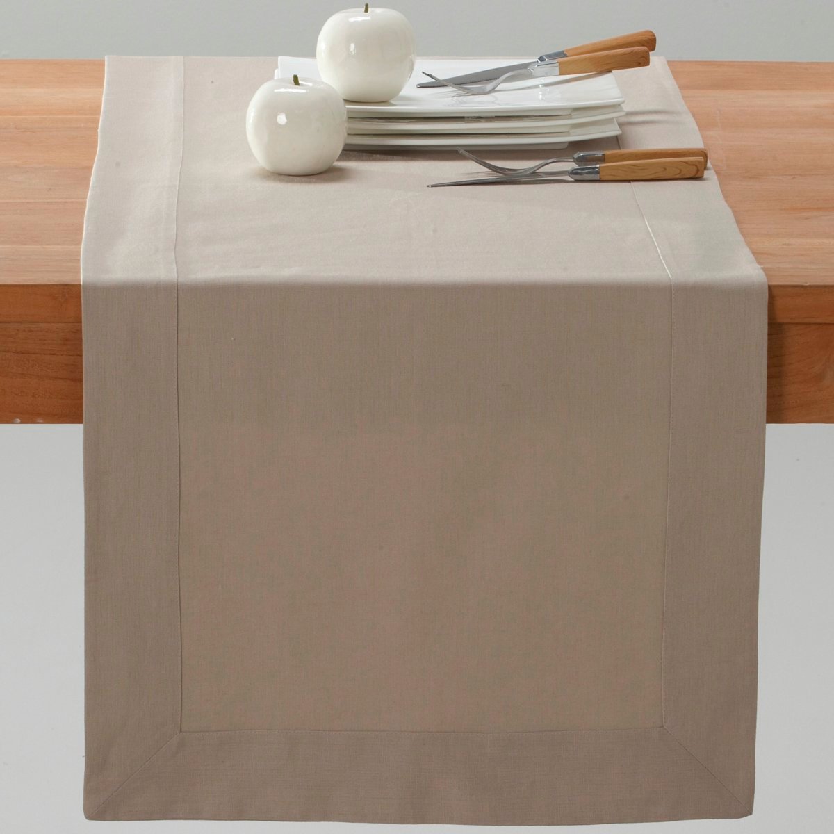 

Дорожка La Redoute, Бежевый, Столовая из смесовой ткани из льна и хлопка BORDER 50 x 150 см бежевый