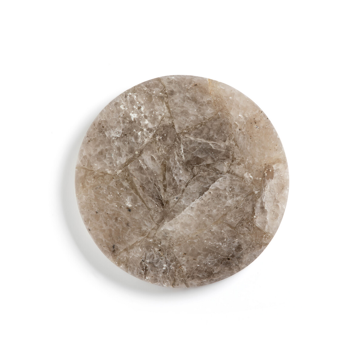 Подставка La Redoute Под блюдо из кварцевого камня 25 см Agate единый размер серый - фото 1