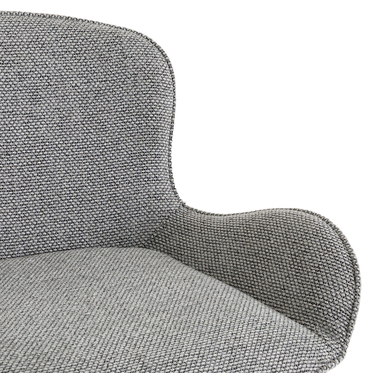 Кресло барное вращающееся Asyar  единый размер серый LaRedoute - фото 5