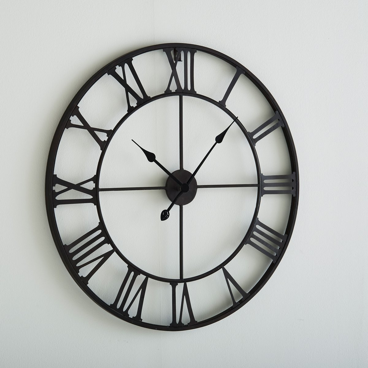 Часы настенные из металла Zivos единый размер каштановый