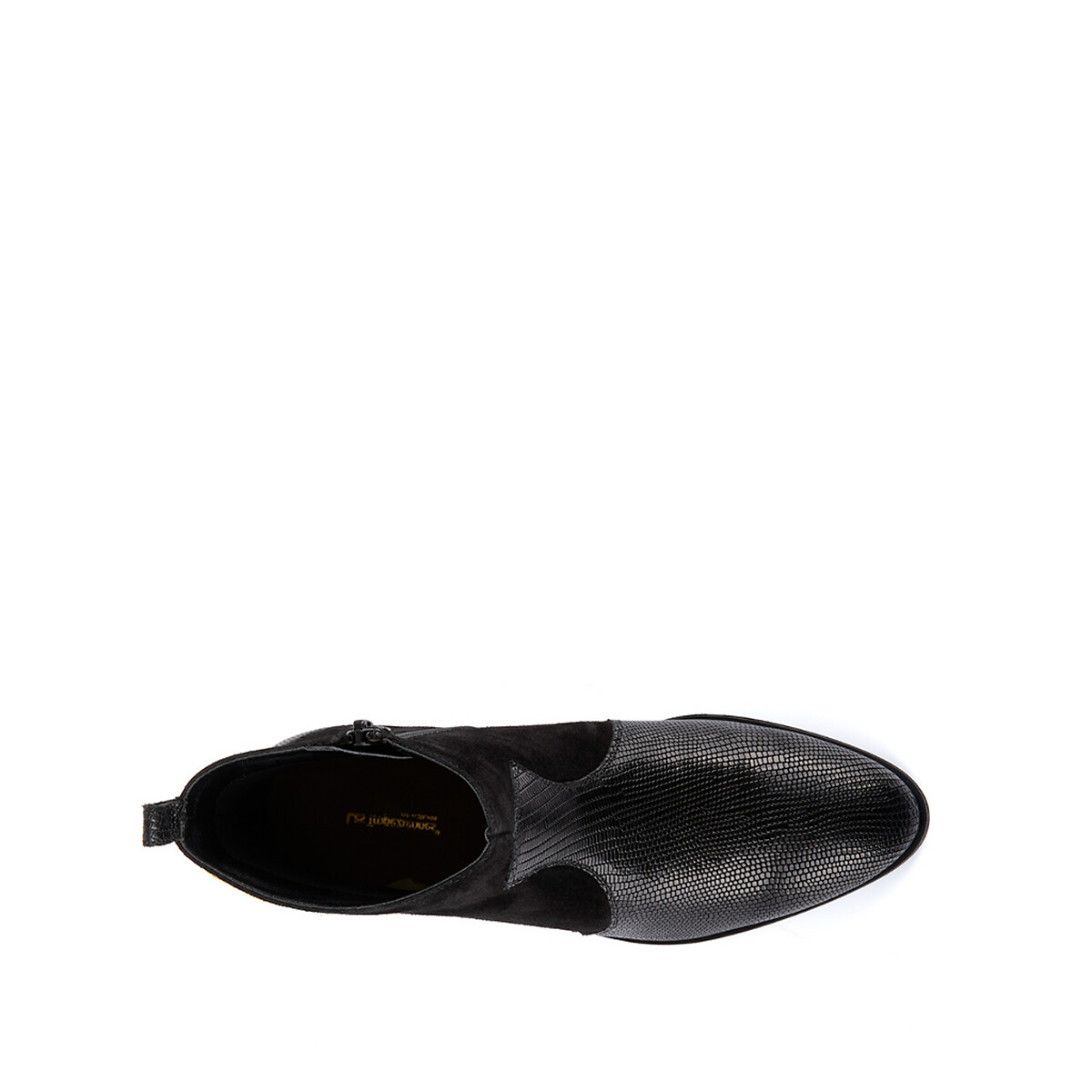 Ботинки LaRedoute Плоские из кожи Sofia 38 черный, размер 38 - фото 3
