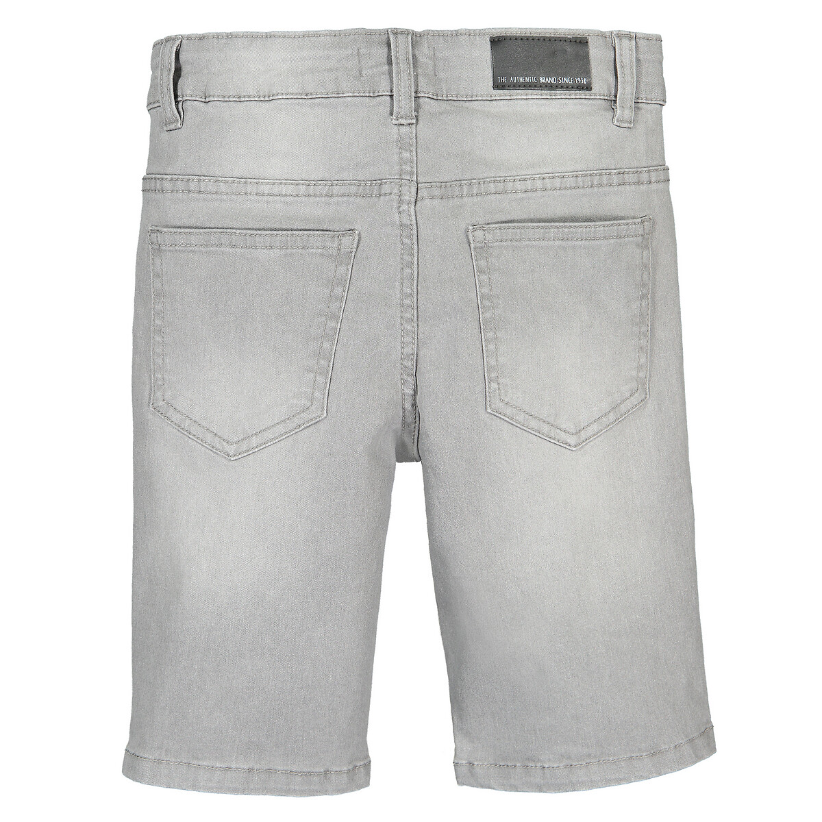 Бермуды LaRedoute Из джинсовой ткани 3-12 лет 3 серый, размер 3 - фото 4