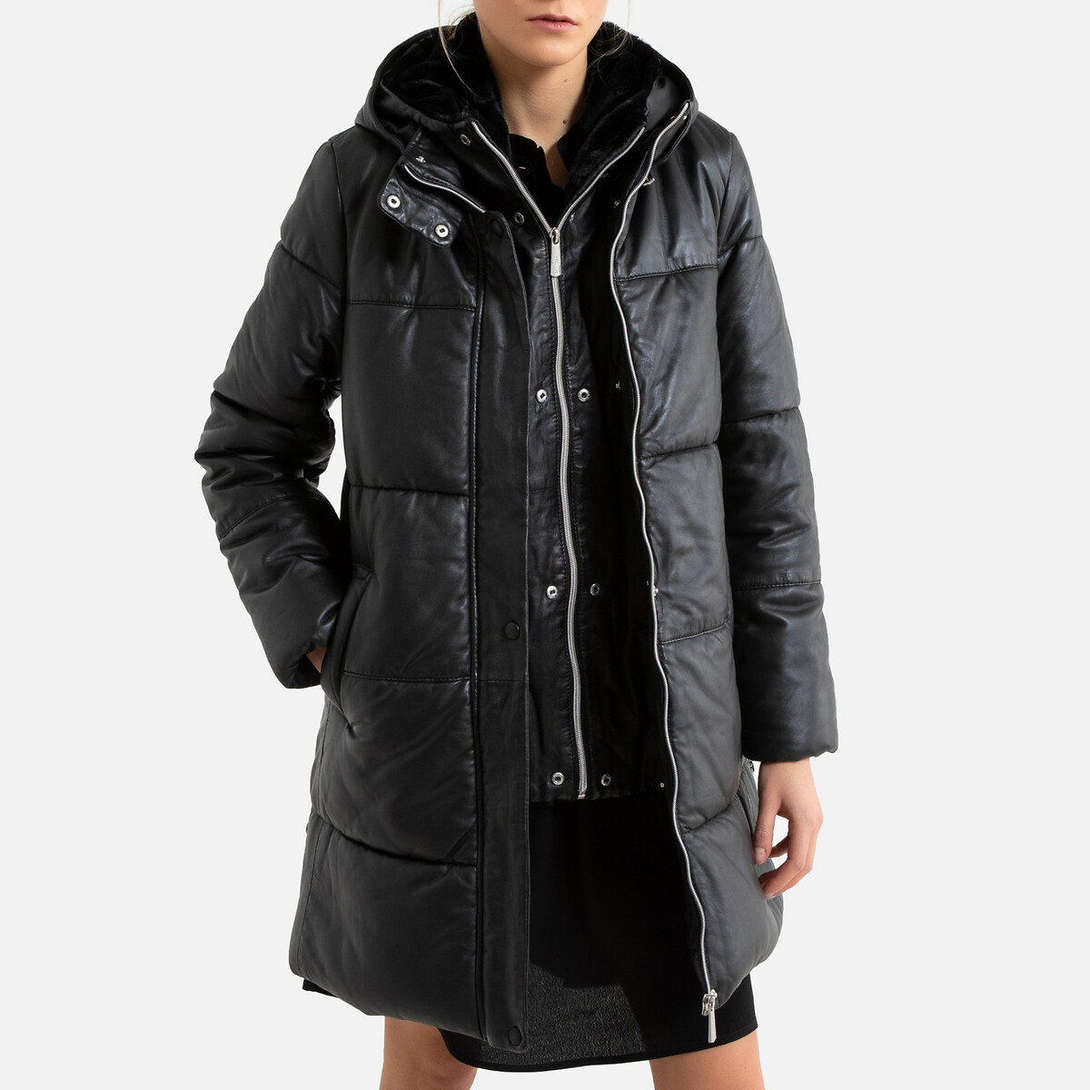 

Куртка LaRedoute, Черный, Стеганая с капюшоном TINCELETTE M черный