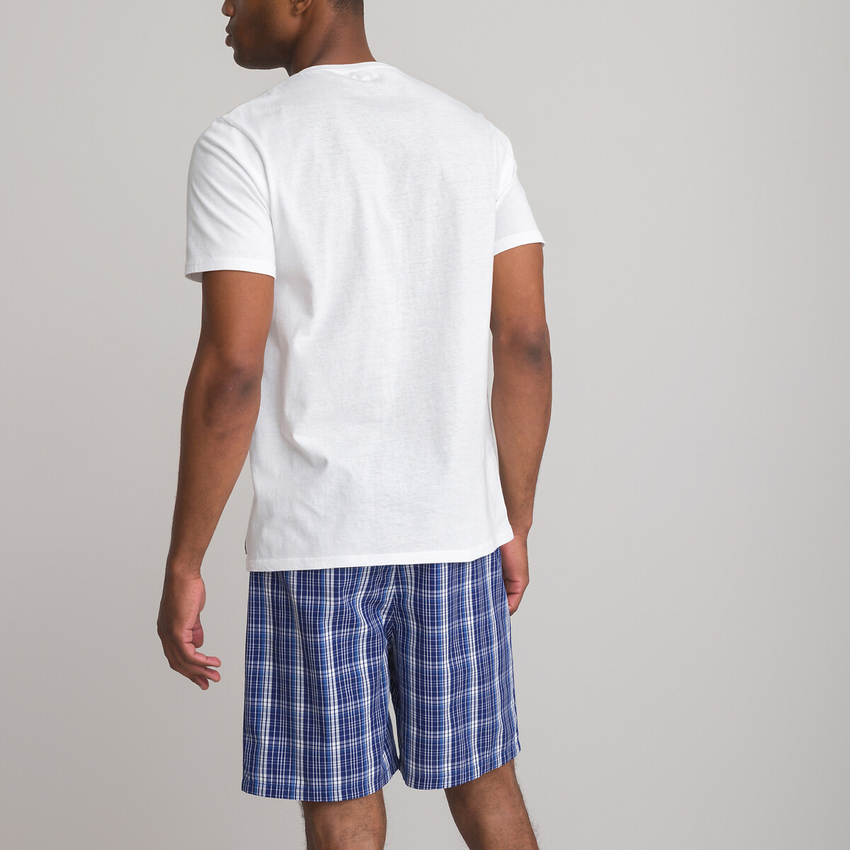 Пижама LA REDOUTE COLLECTIONS С шортами 3XL белый, размер 3XL - фото 4