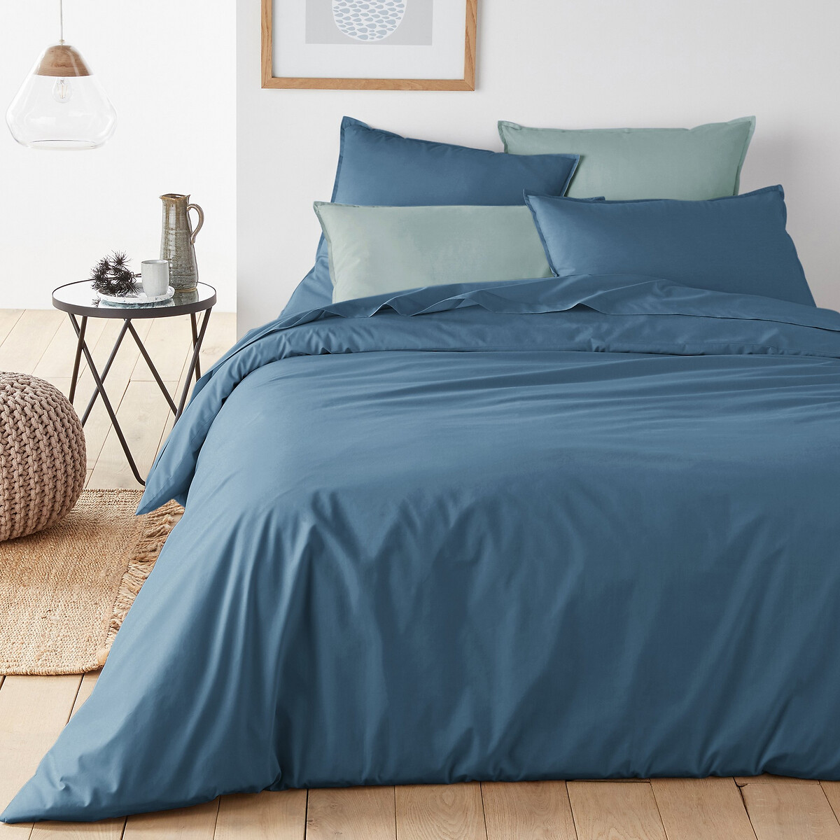 

Пододеяльник La Redoute, Синий, Из перкали из биохлопка 240 x 220 см синий