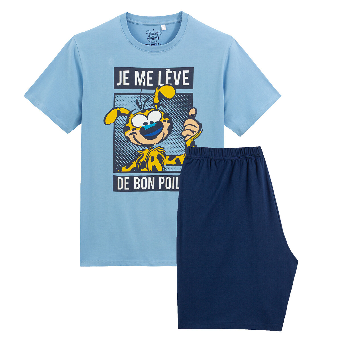 

Пижама LaRedoute, Синий, С шортами Marsupilami S синий