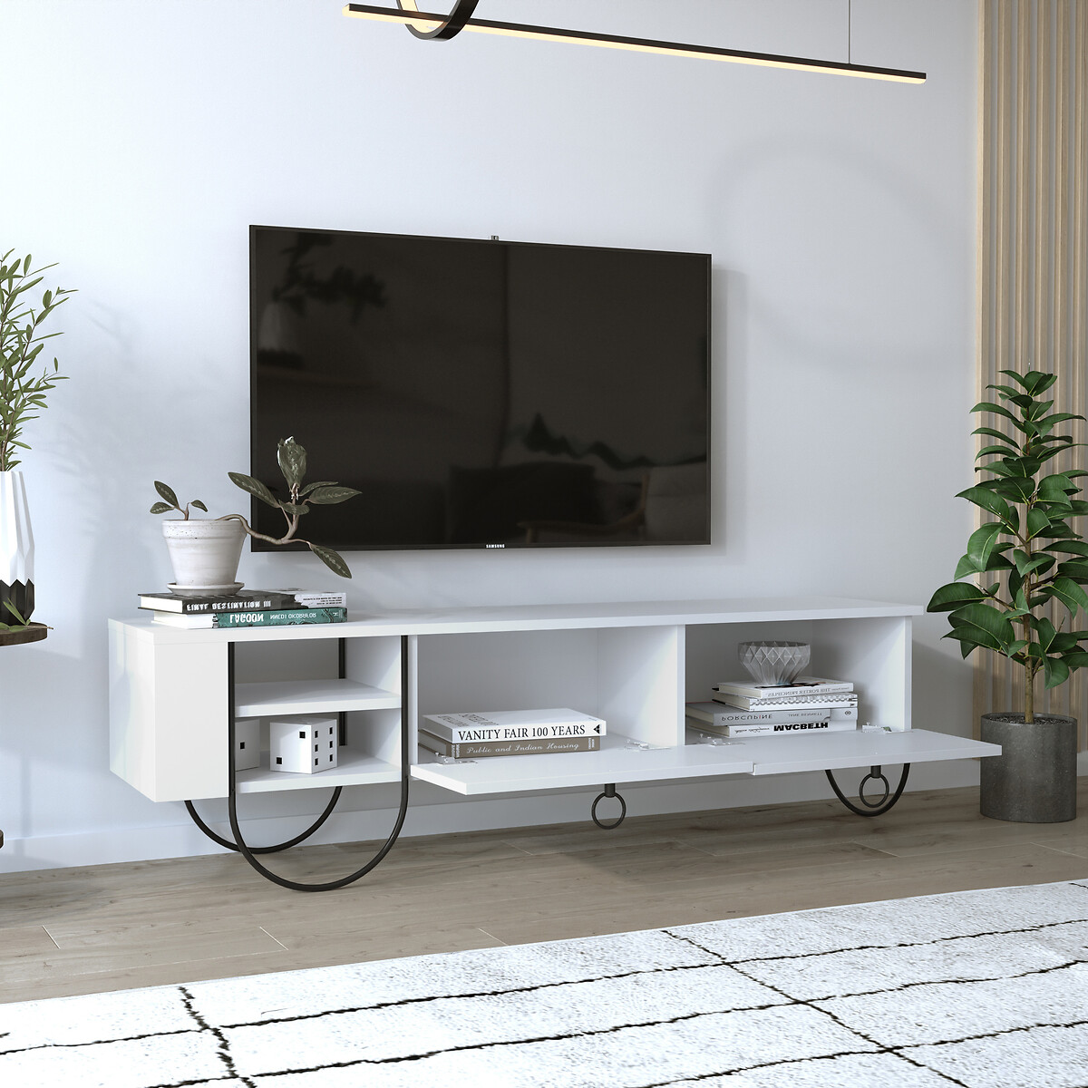 

ТВ LaRedoute, Белый, ТВ тумба NORFOLK TV STAND единый размер белый