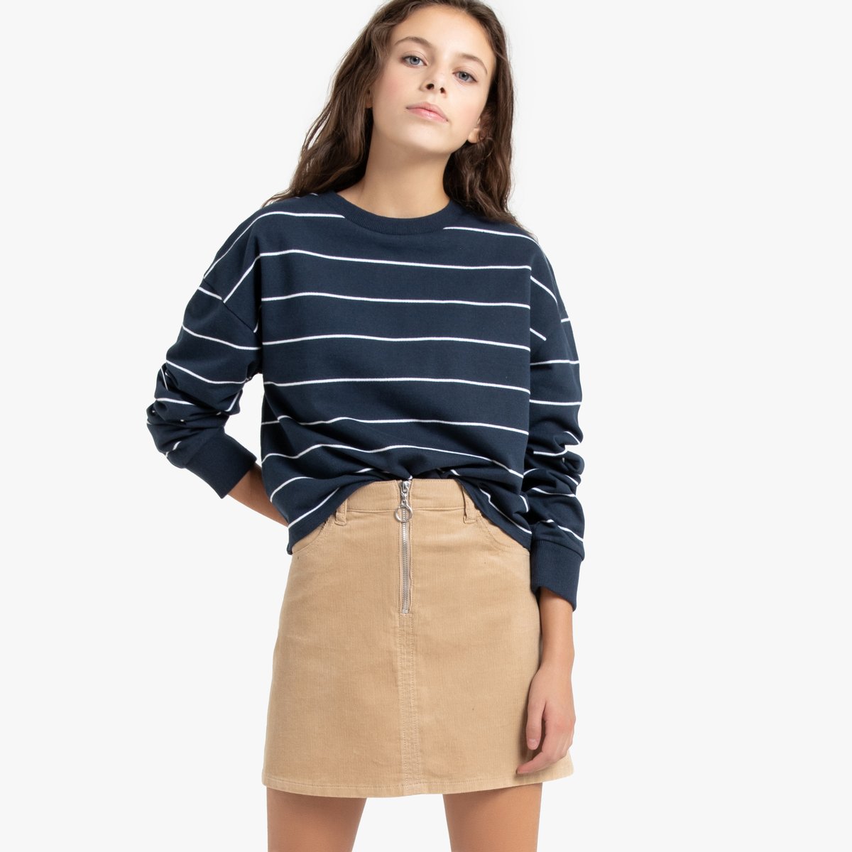 

Свитшот La Redoute, Другие, Короткий в полоску из мольтона 10 лет - 138 см другие