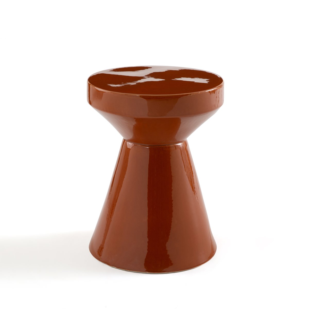 ваза из керамики pastela единый размер каштановый Стол диванный из керамики Matmat единый размер каштановый