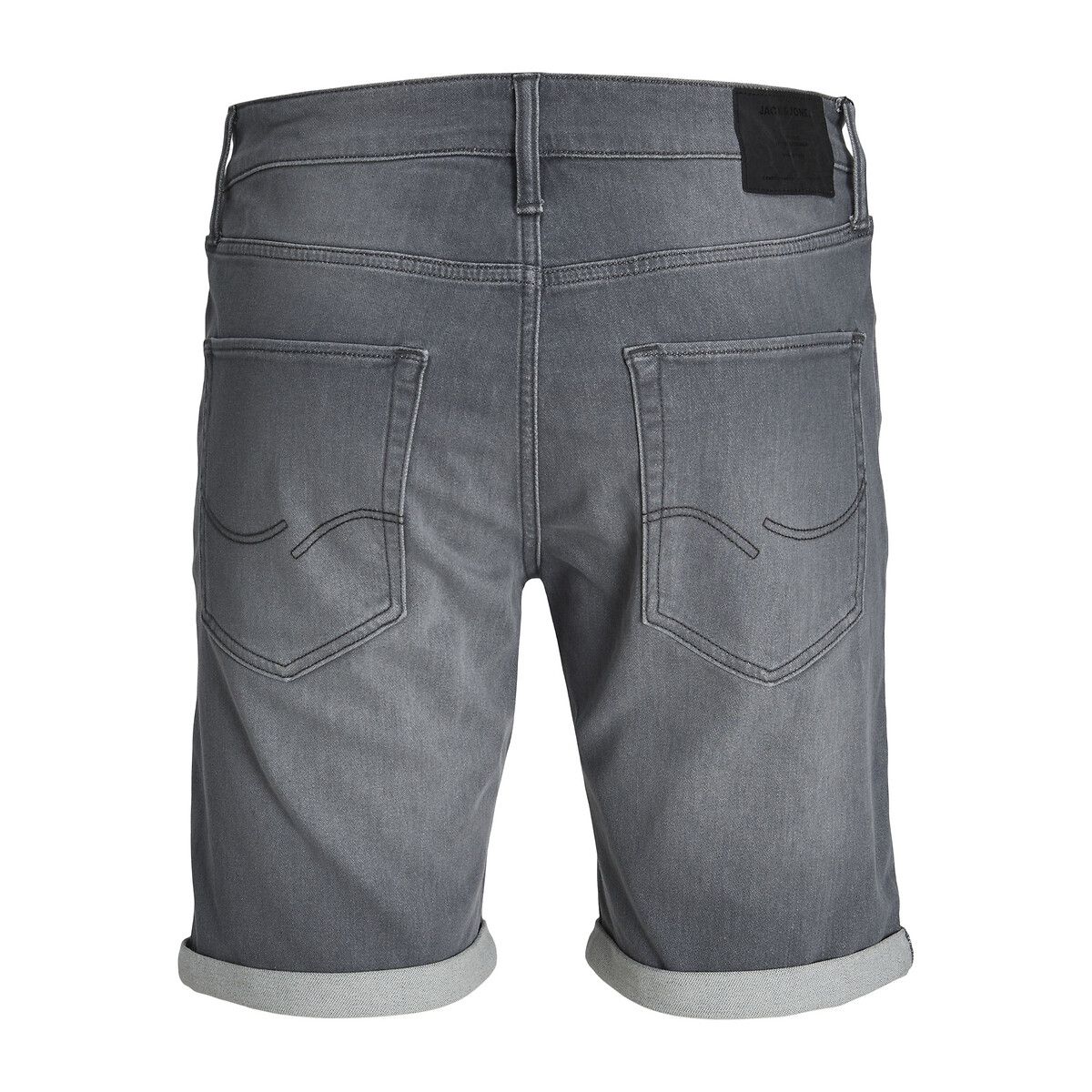 Шорты из джинсовой ткани  L серый LaRedoute, размер L - фото 2