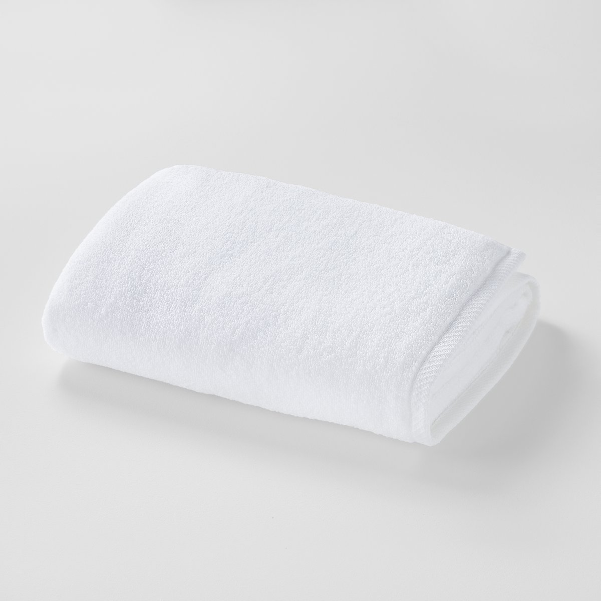 Махровое полотенце банное 100 хлопок Zro Twist 70 x 140 см белый