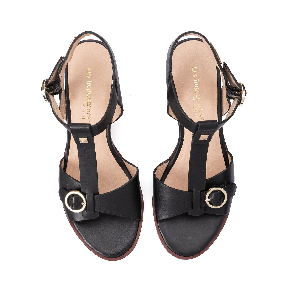 

Сандалии LaRedoute, Черный, Сандалии Из кожи Lokwood 37 черный