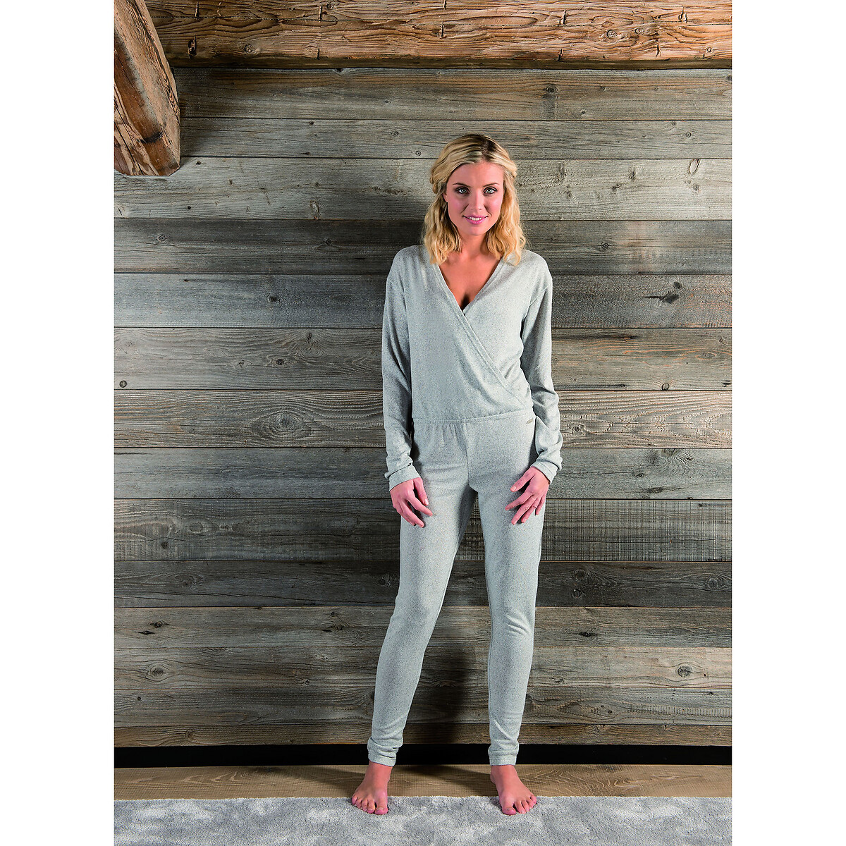 

Комбинезон La Redoute, Серый, С длинными рукавами Tule XL серый