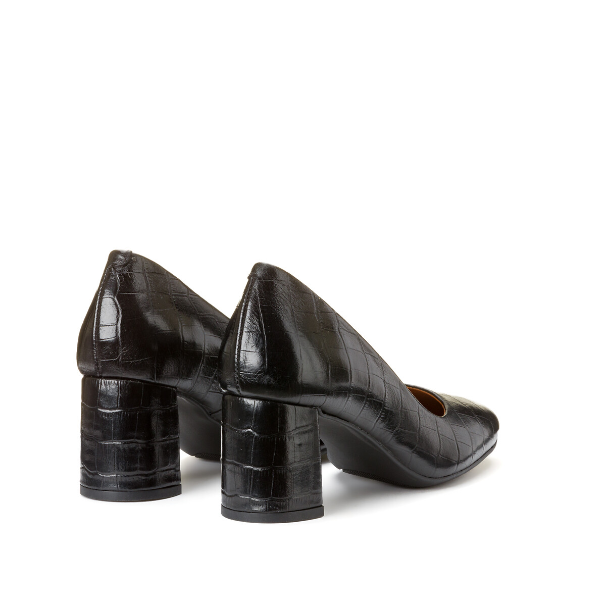 Туфли ANNE WEYBURN Кожаные на широком каблуке 36 черный, размер 36 - фото 4