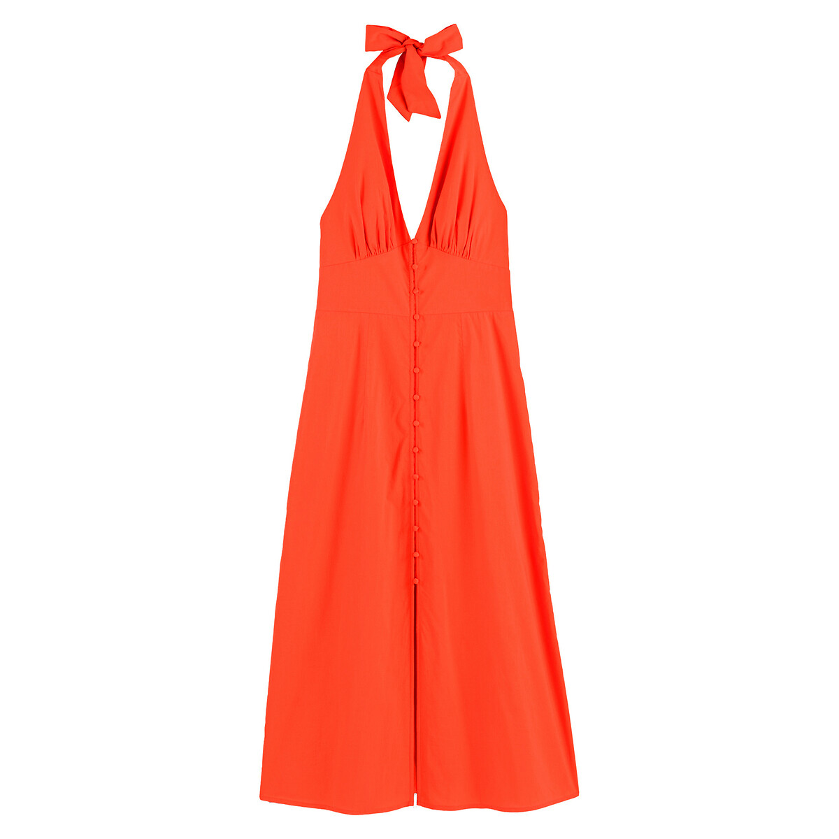 Платье Длинное с открытой спинкой 48 оранжевый LaRedoute, размер 48 - фото 5