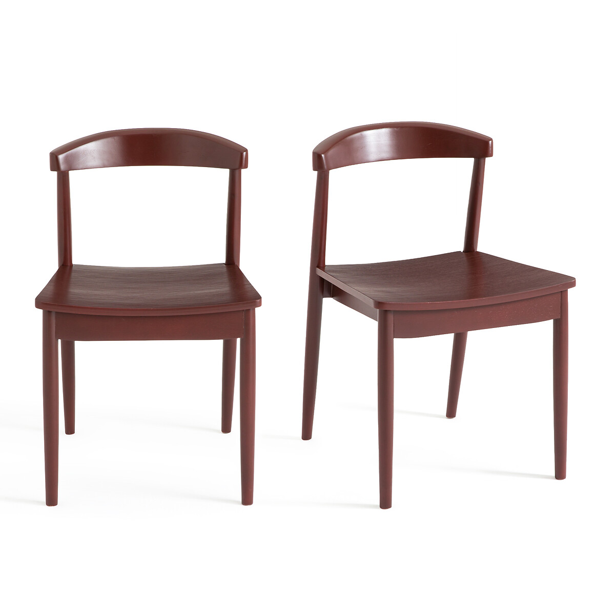 Комплект из 2 стульев, Galb La Redoute единый размер красный