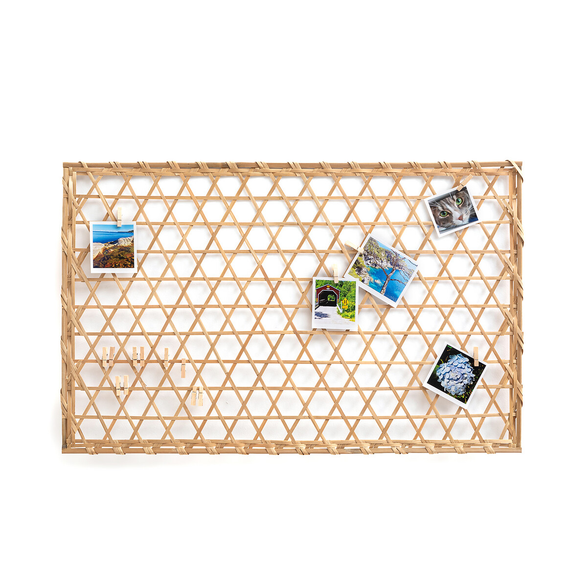 Рамка Для фото из бамбука Nidzo единый размер бежевый