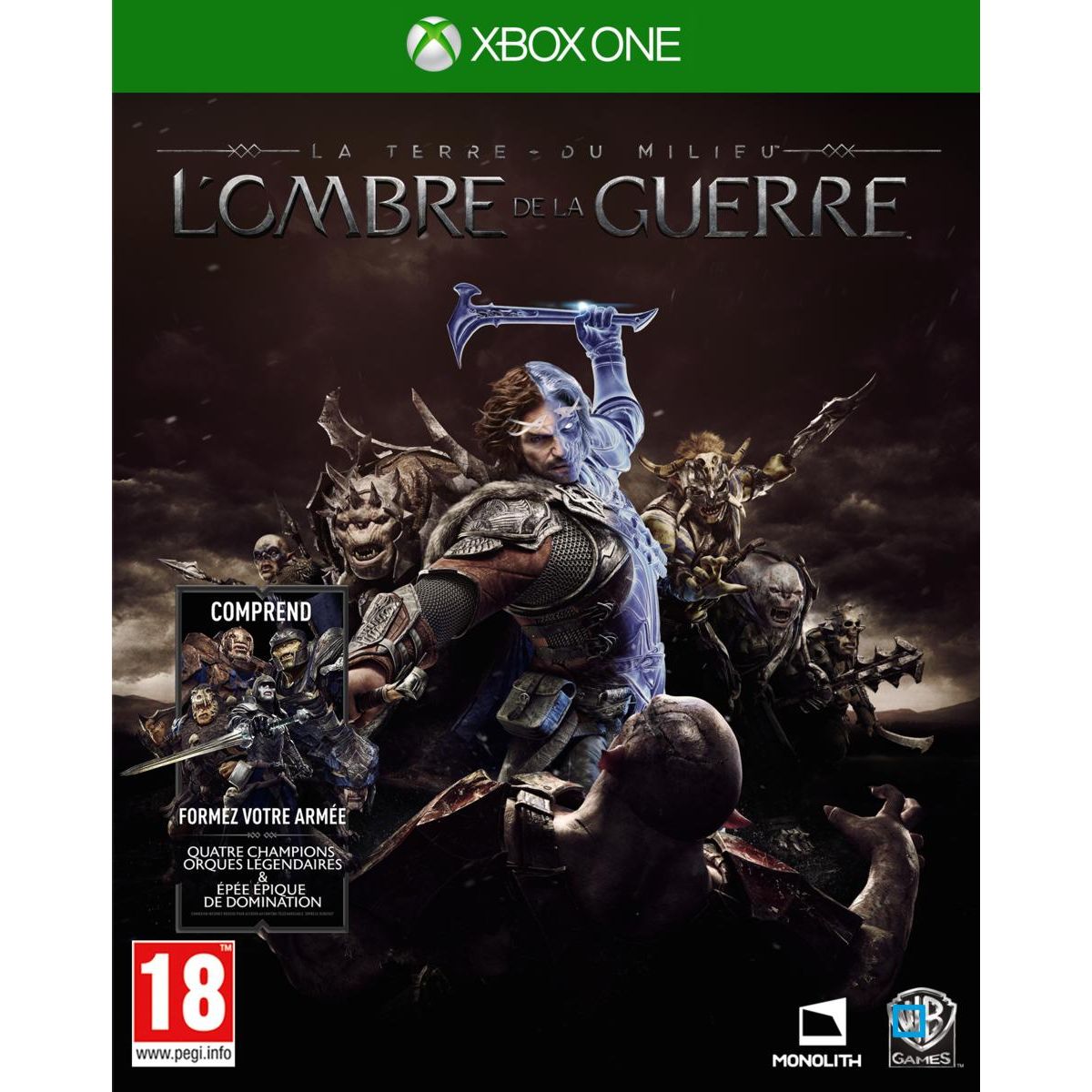 La Terre du Milieu : L'Ombre de la Guerre XBOX One