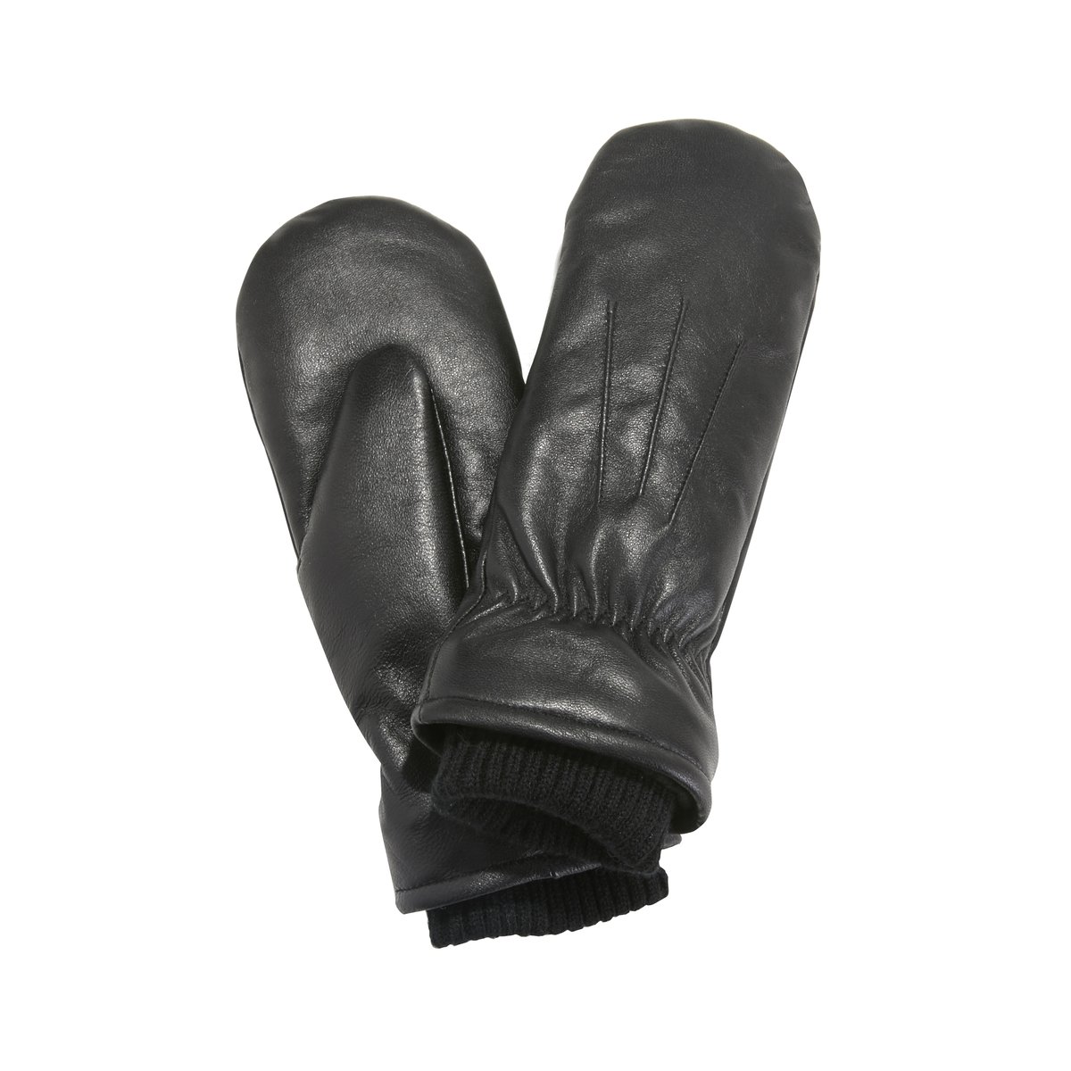 

Рукавицы La Redoute, Черный, Кожаные M черный