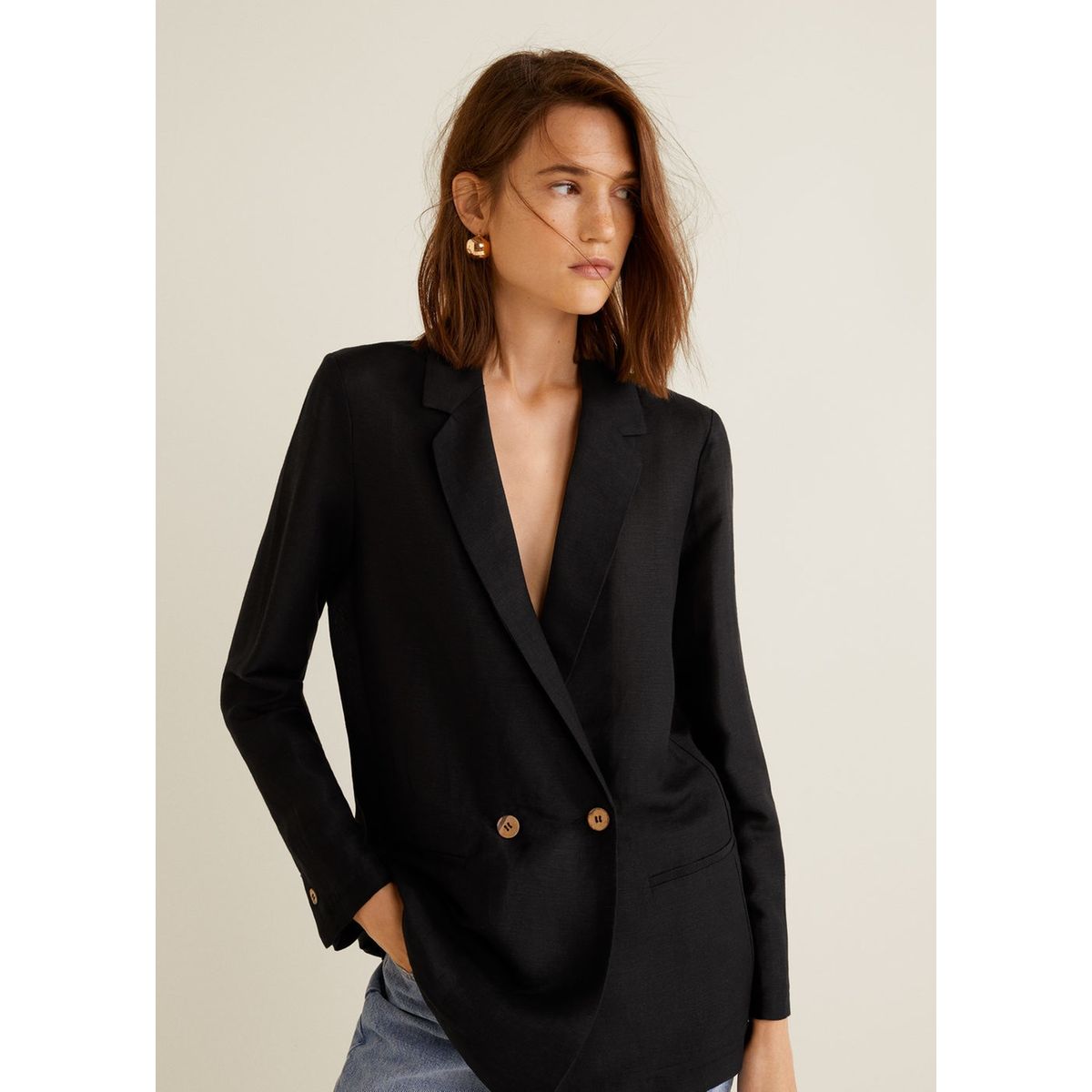 Veste de costume lin