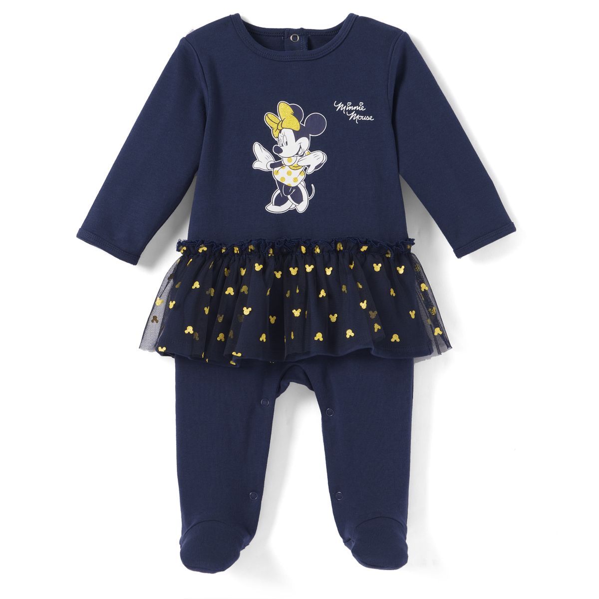 Pyjama 1 pièce, imprimé Minnie Mouse, volants