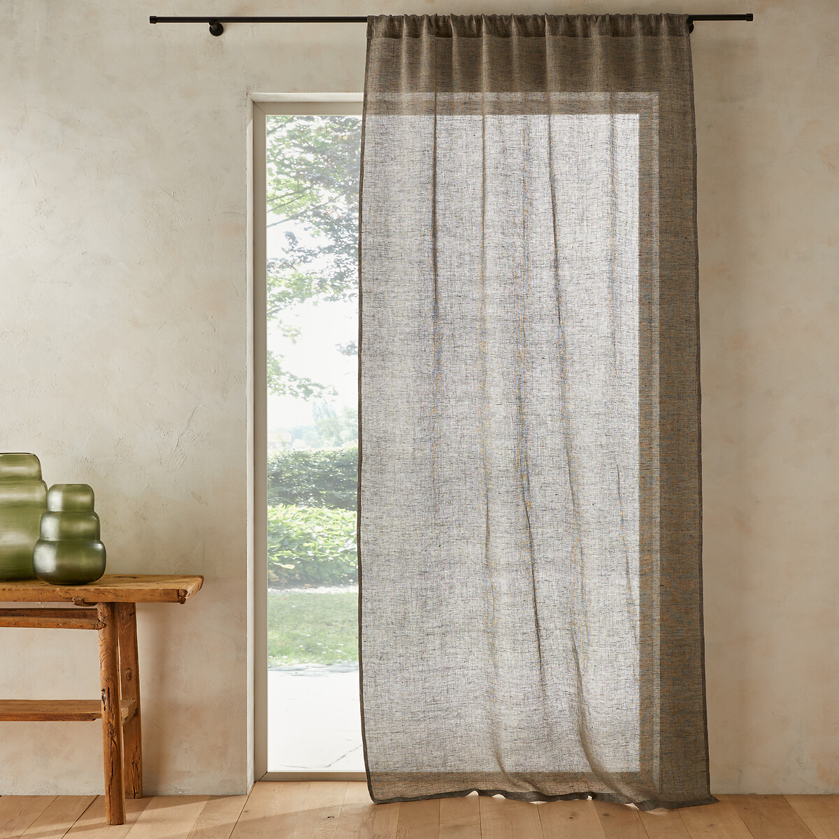 

Занавеска LaRedoute, Белый, Занавеска из льна Fishoyi 140 x 260 см белый