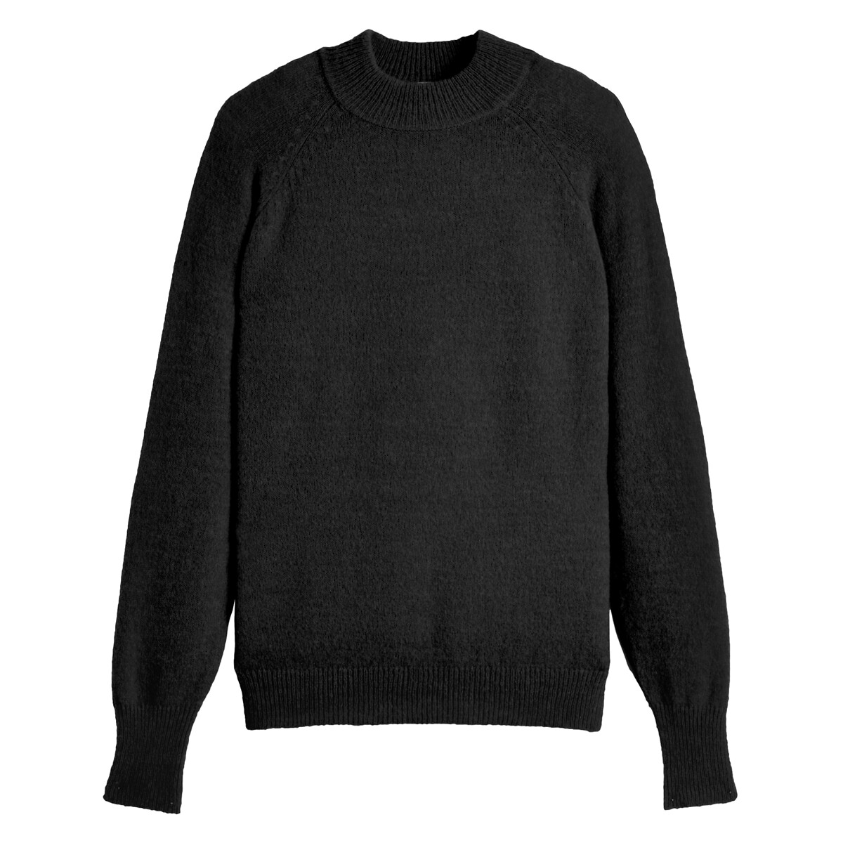 Пуловер LA REDOUTE COLLECTIONS С круглым вырезом M черный, размер M - фото 5