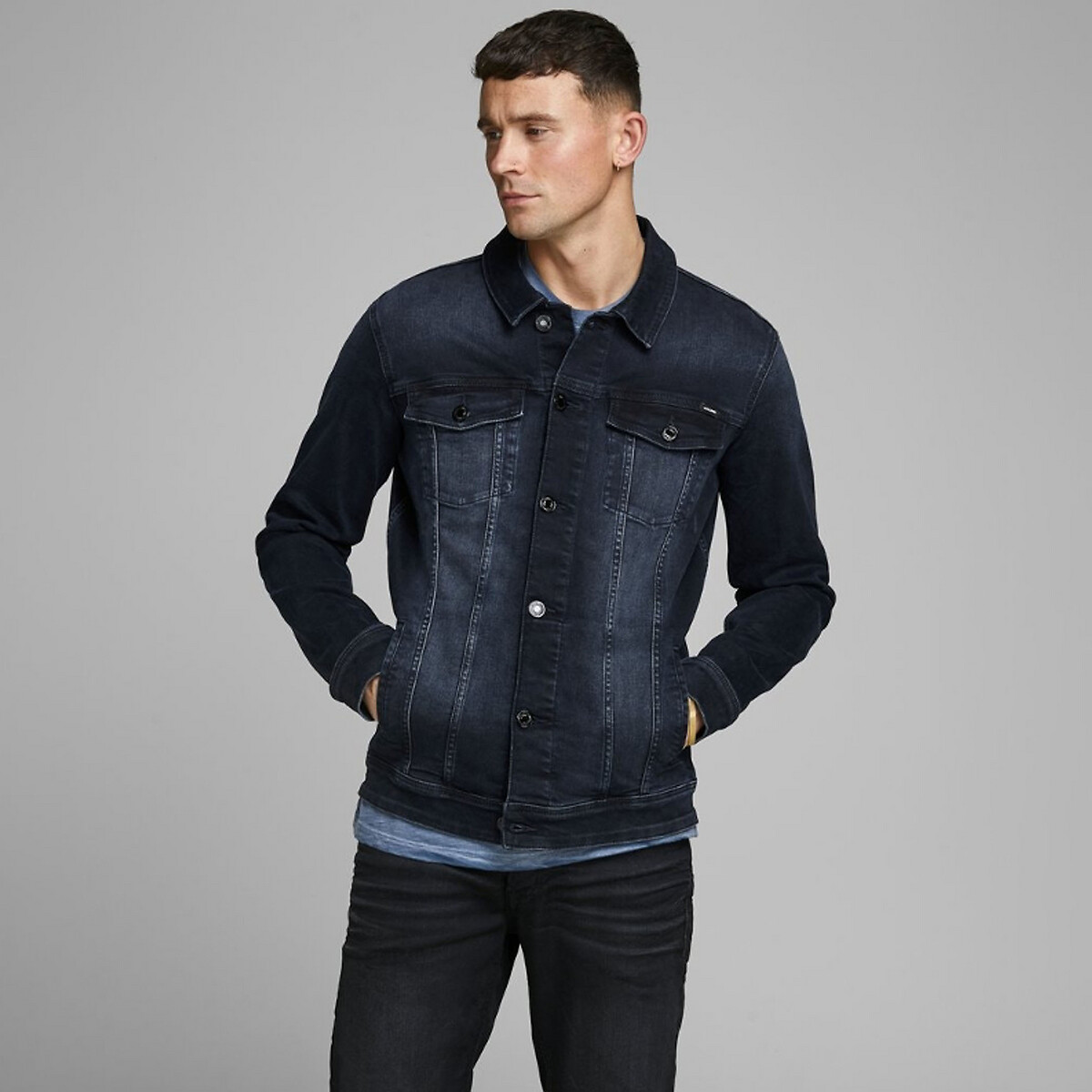 

Куртка JACK & JONES, Синий, Джинсовая Alvin S синий