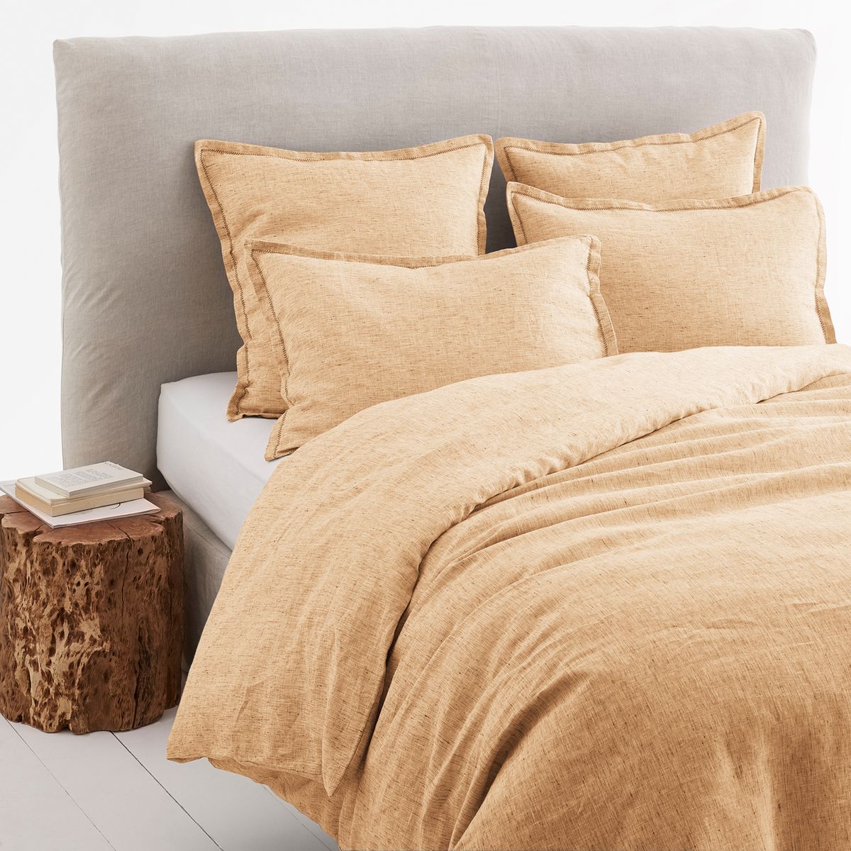 Housse de couette en lin chambray, Ekani
