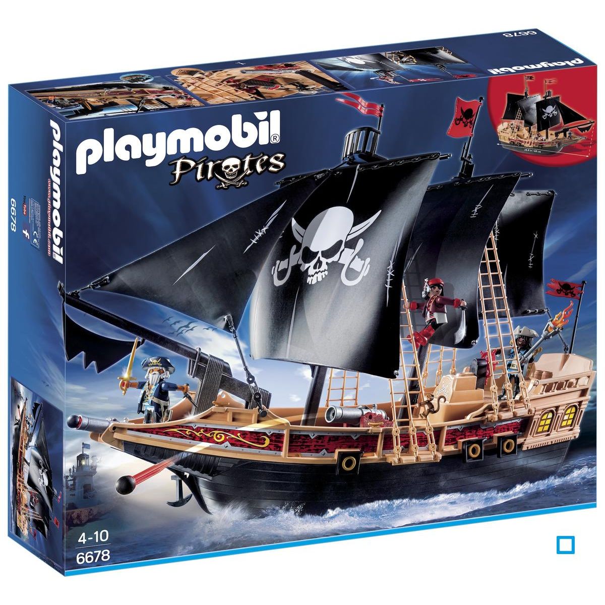 Bateau pirates des ténèbres - PLA6678