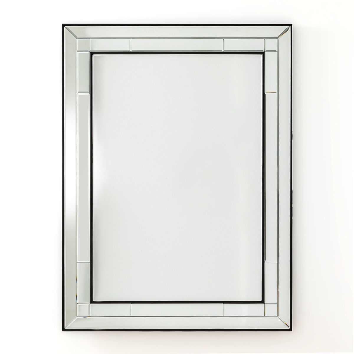Зеркало LaRedoute Со скошенными гранями Andella единый размер черный - фото 2