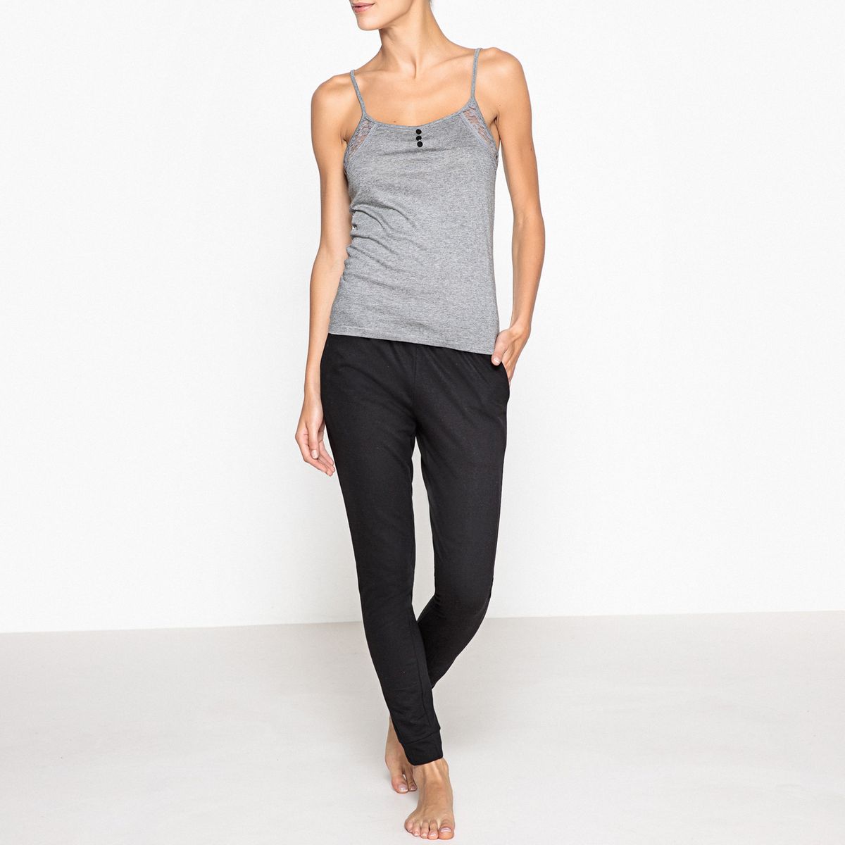 Pyjama, haut dentelle