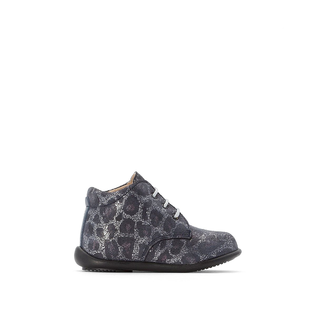 

Ботинки La Redoute, Каштановый, Кожаные на шнуровке с рисунком пантера размеры - 22 каштановый