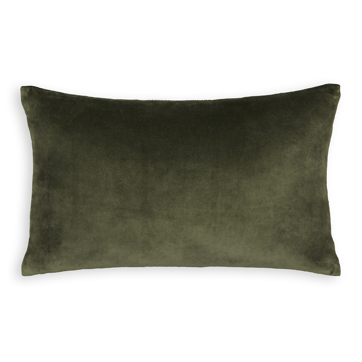 Чехол На подушку из велюра прямоугольный Brimo 50 x 30 см зеленый LaRedoute, размер 50 x 30 см - фото 2